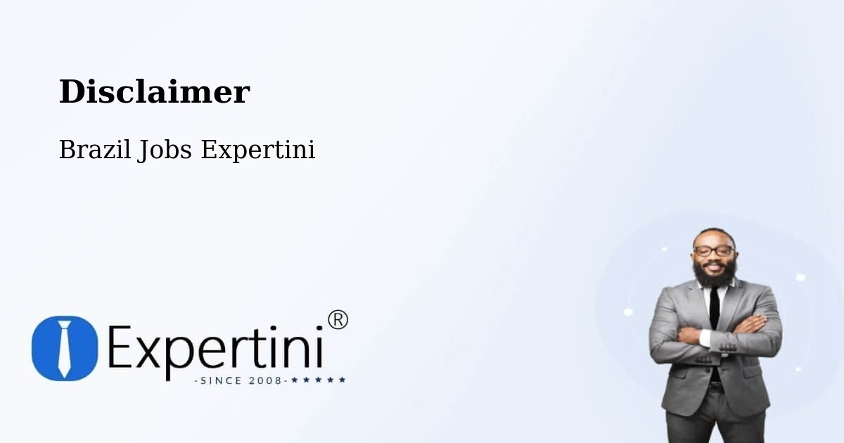 Disclaimer – Caxambu - Brazil Jobs Expertini