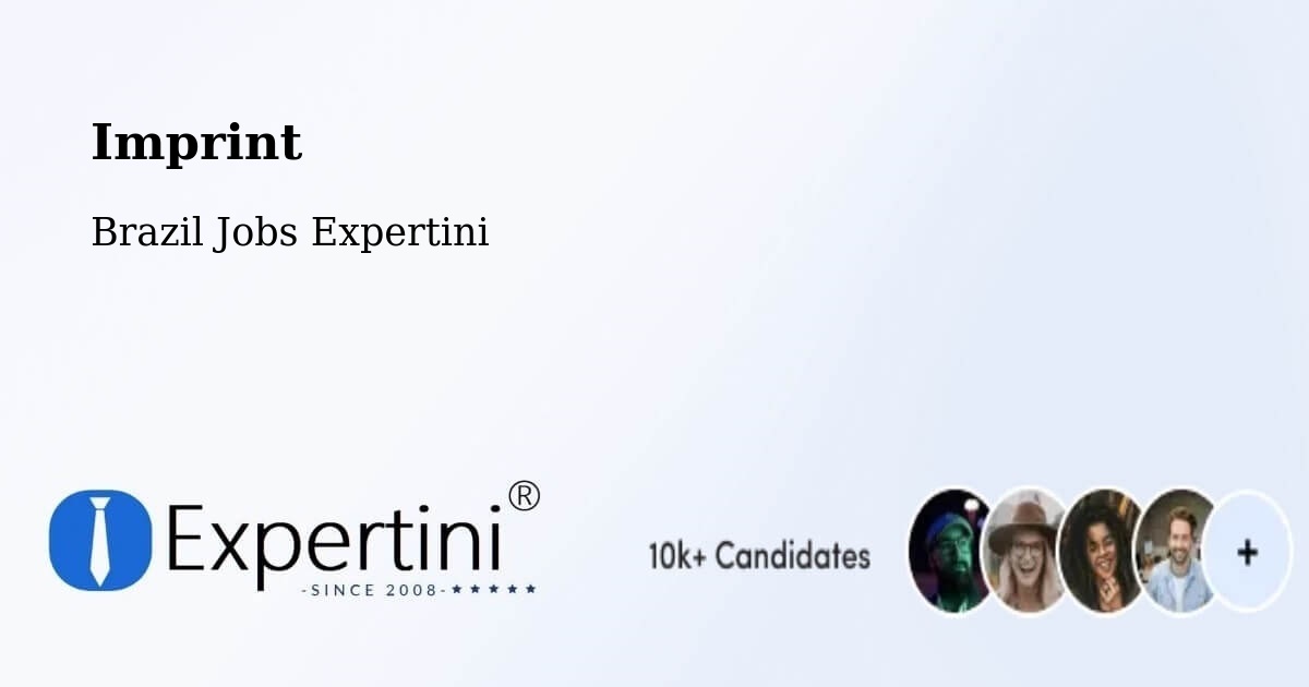 Imprint – Caxambu - Brazil Jobs Expertini