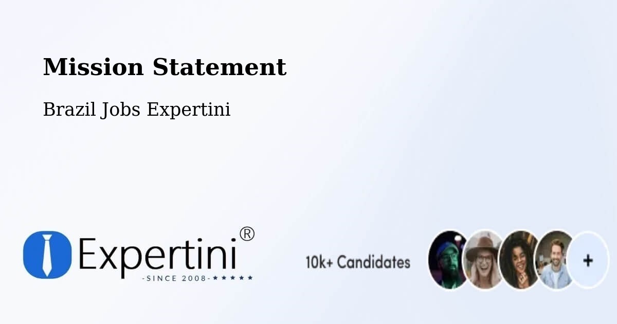 Corporate Mission – Caxambu - Brazil Jobs Expertini