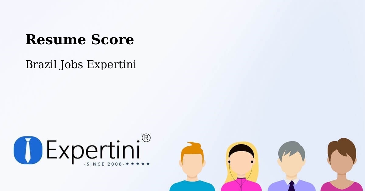 Resume Score & Job Description Match Tool – Caxambu - Brazil Jobs Expertini